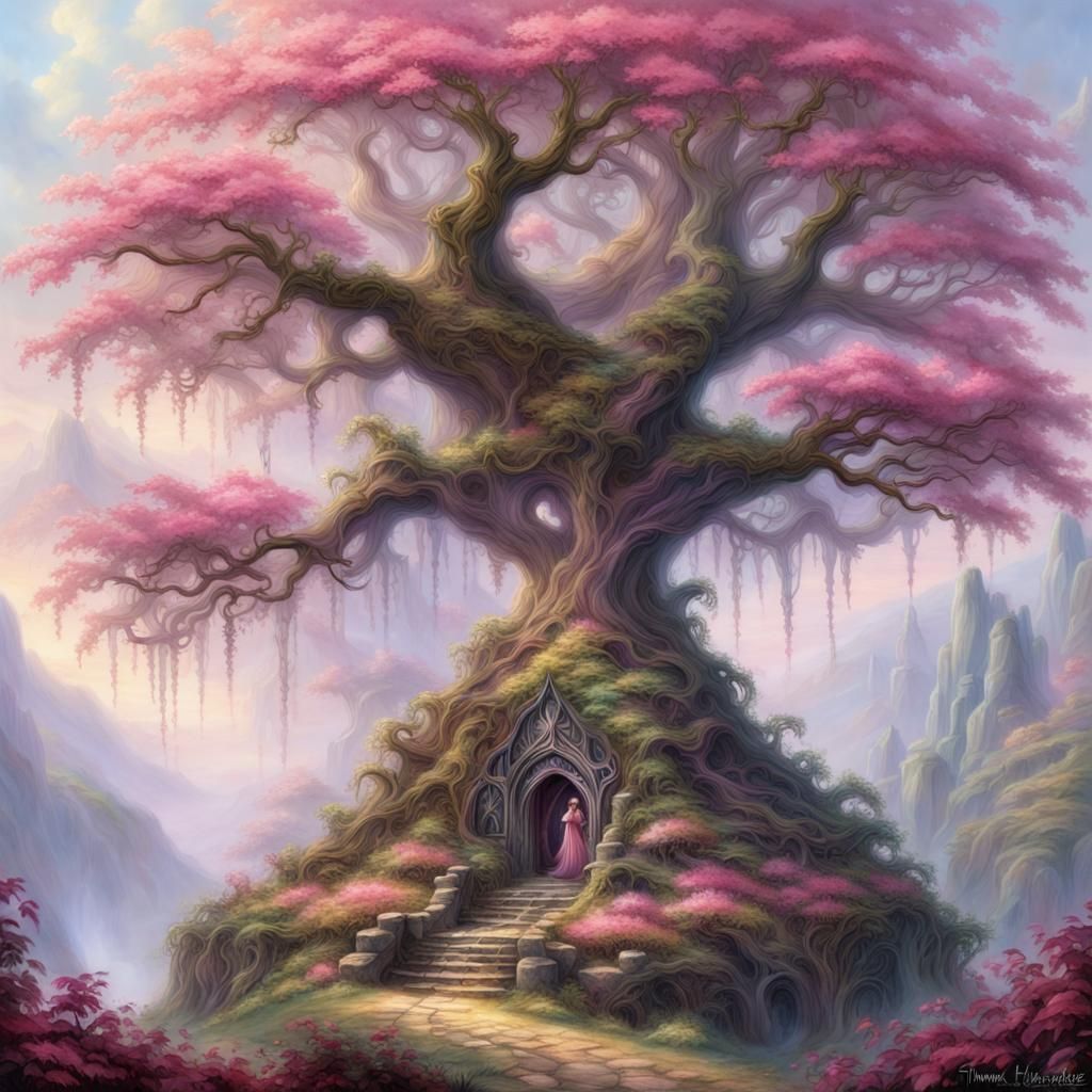 The sanctuary tree in spring