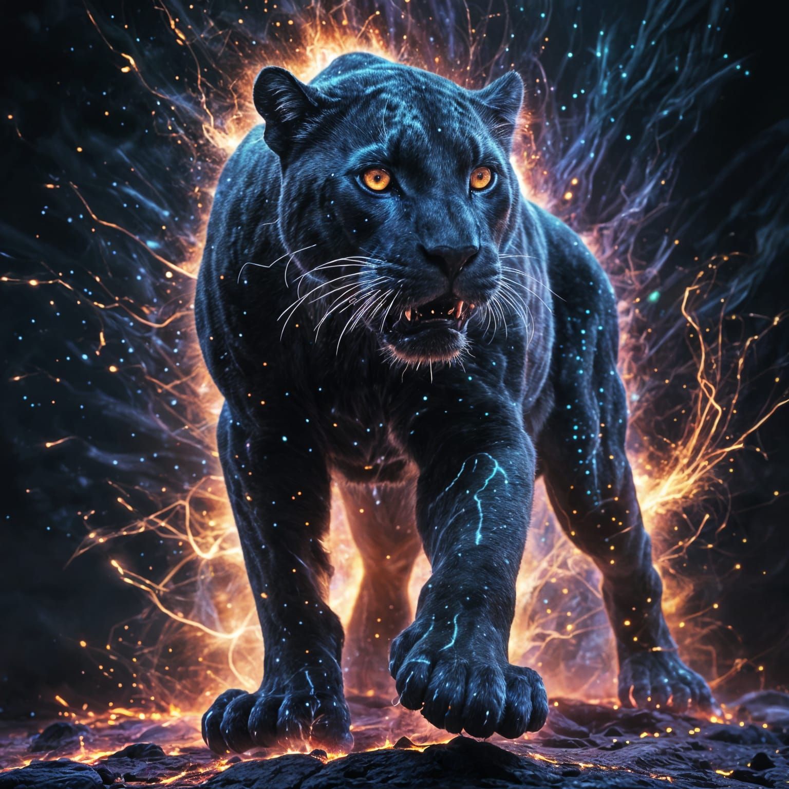 Panther  by @Sherkhal