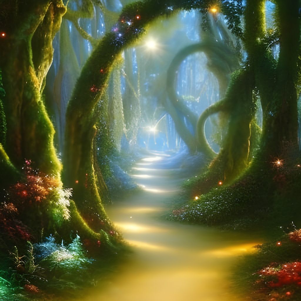 Enchanted Forest - AI Generated Artwork - NightCafe Creator