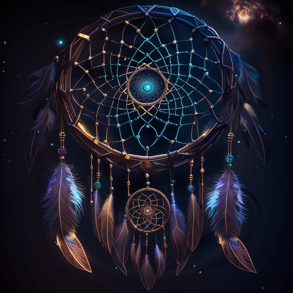 Dreamcatcher Catching a Galaxy  by @SecondBest