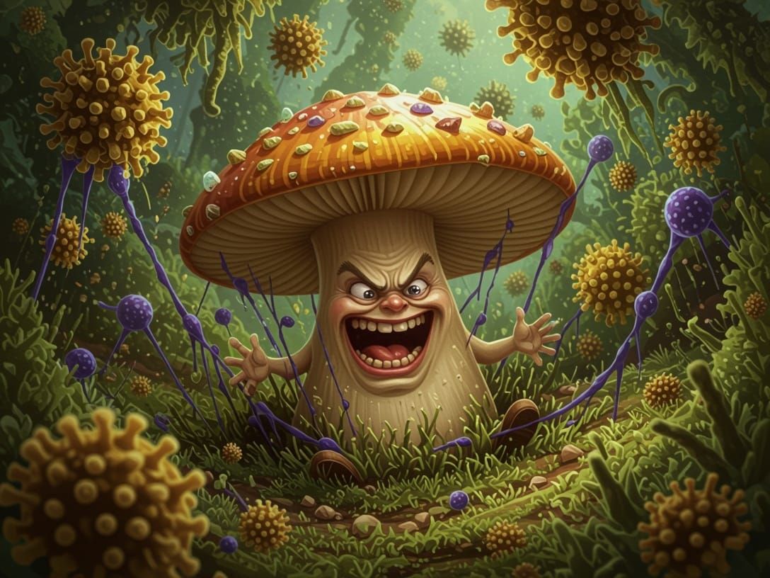 You have a sickness. And we are the disease. That brings you...