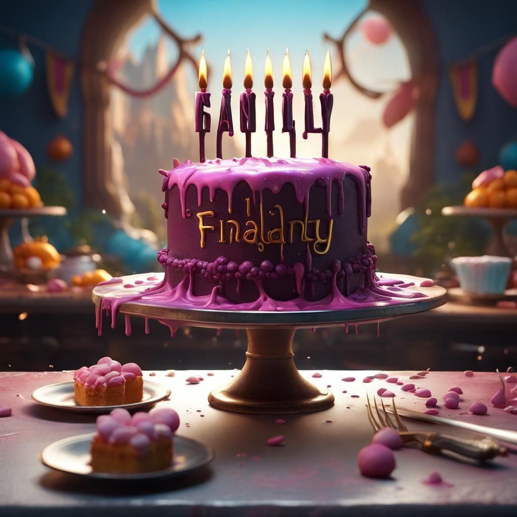 A cake
