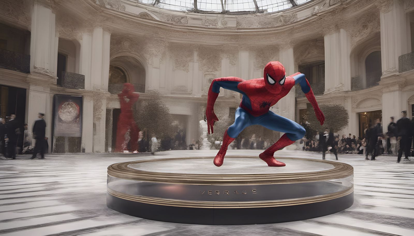 spiderman in paris