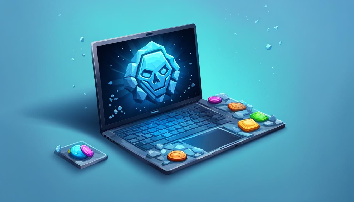 game ui of  stone laptop 
icons. high quality icons illustra...