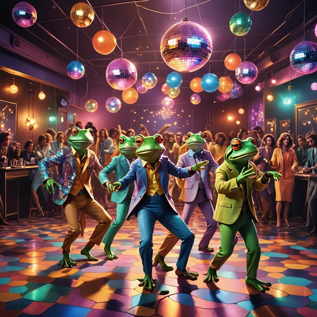 Disco Frogs