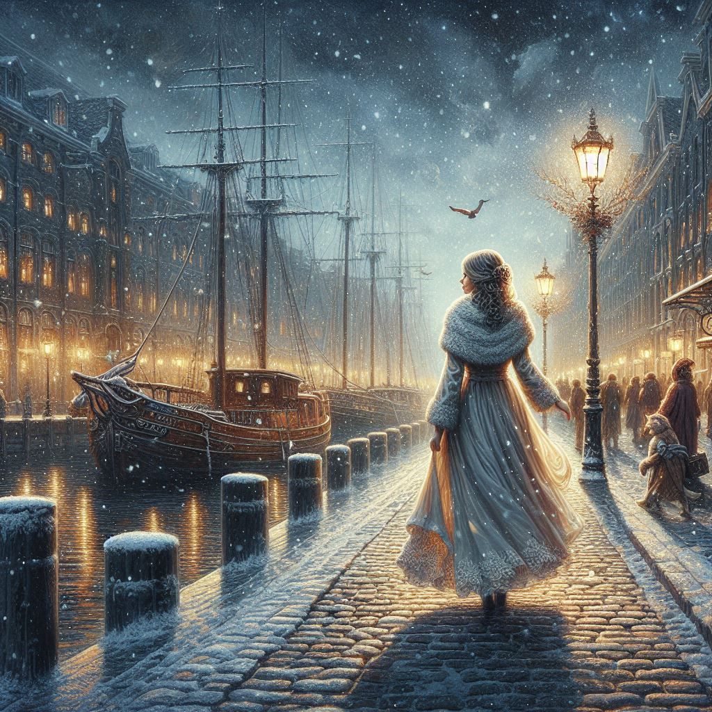 Dockside Stroll in Minsk. Don't Mind the Snow