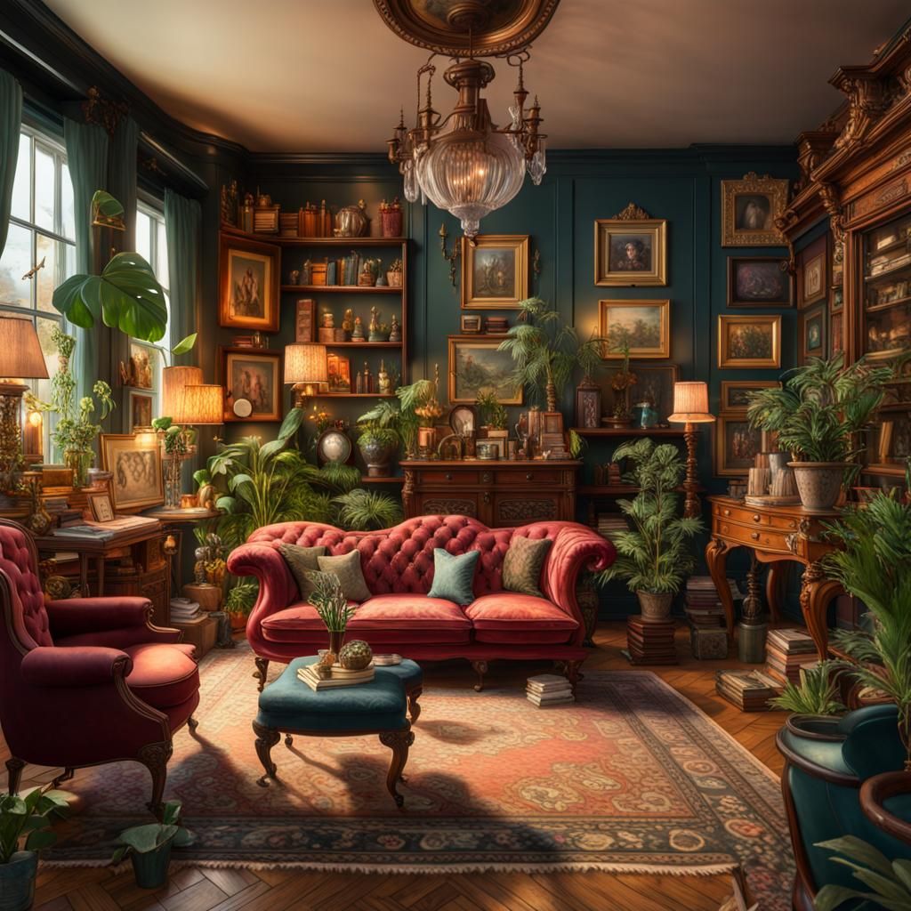 Victorian Drawing Room   by @Tabz Jones