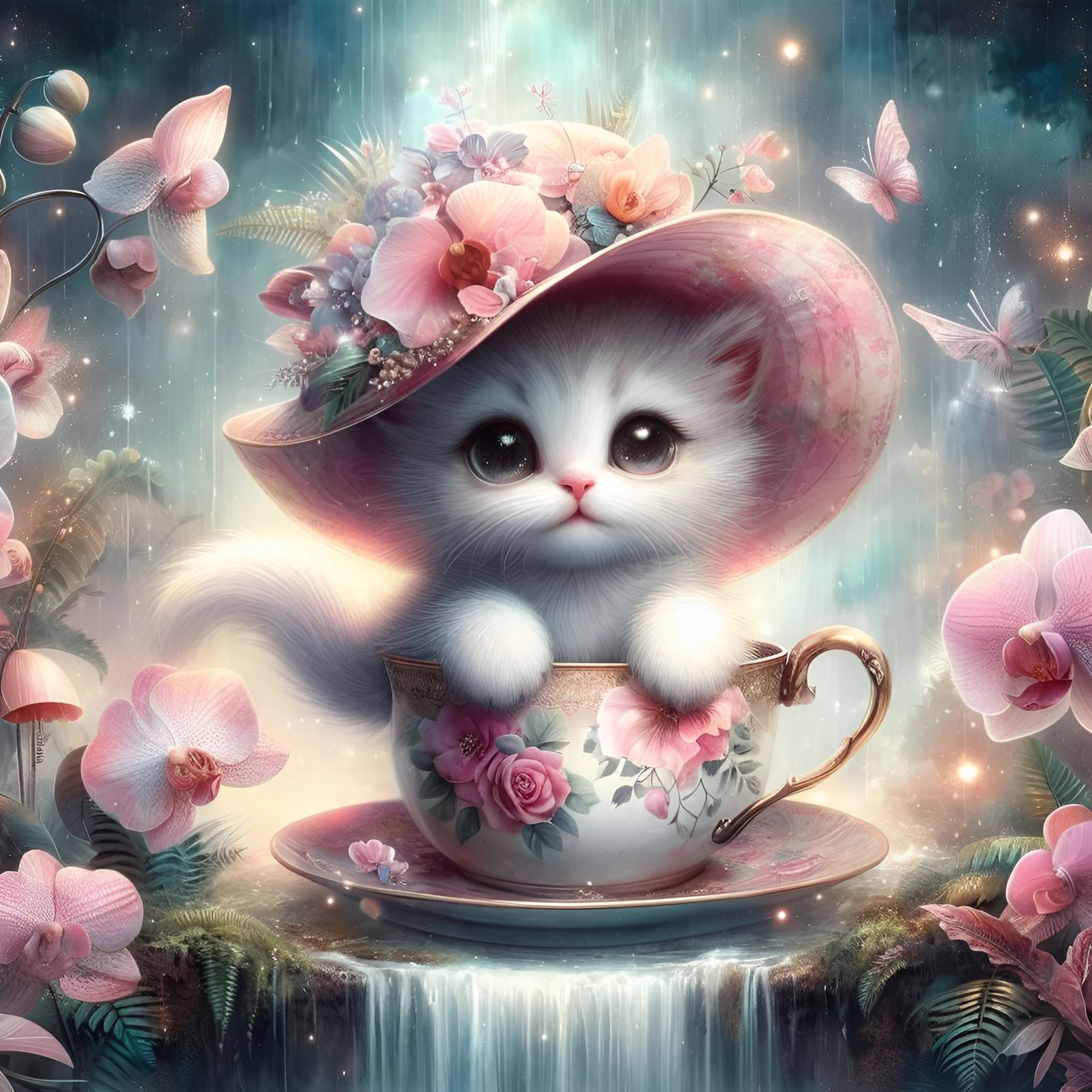Teacup kitty