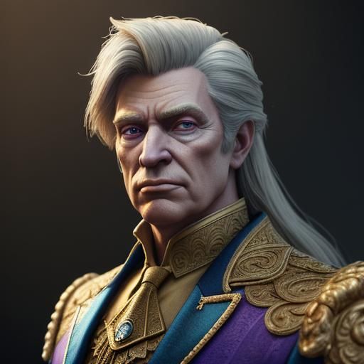 Donald Trump in a Gilded Fantasy World