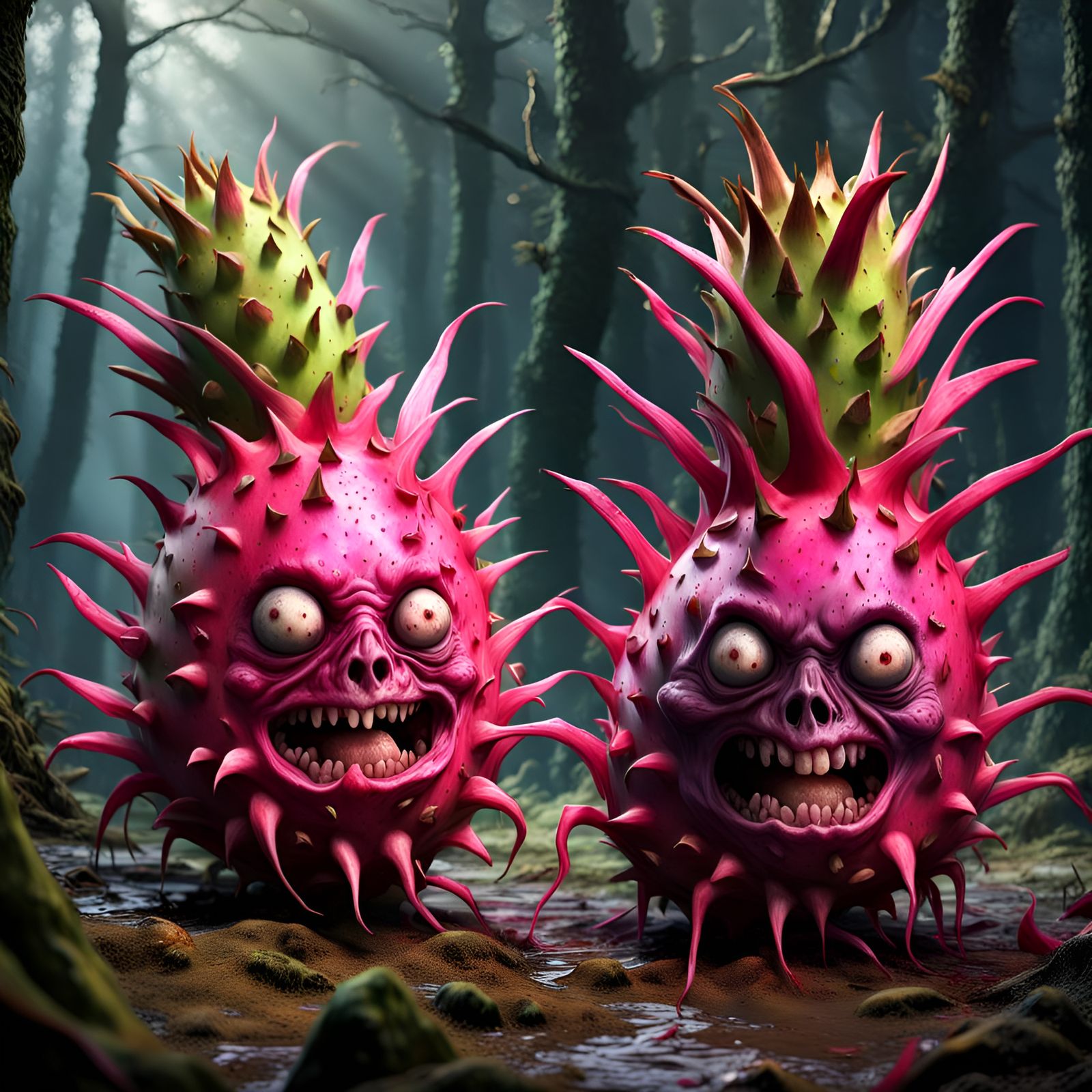 Dragon fruit zombies
