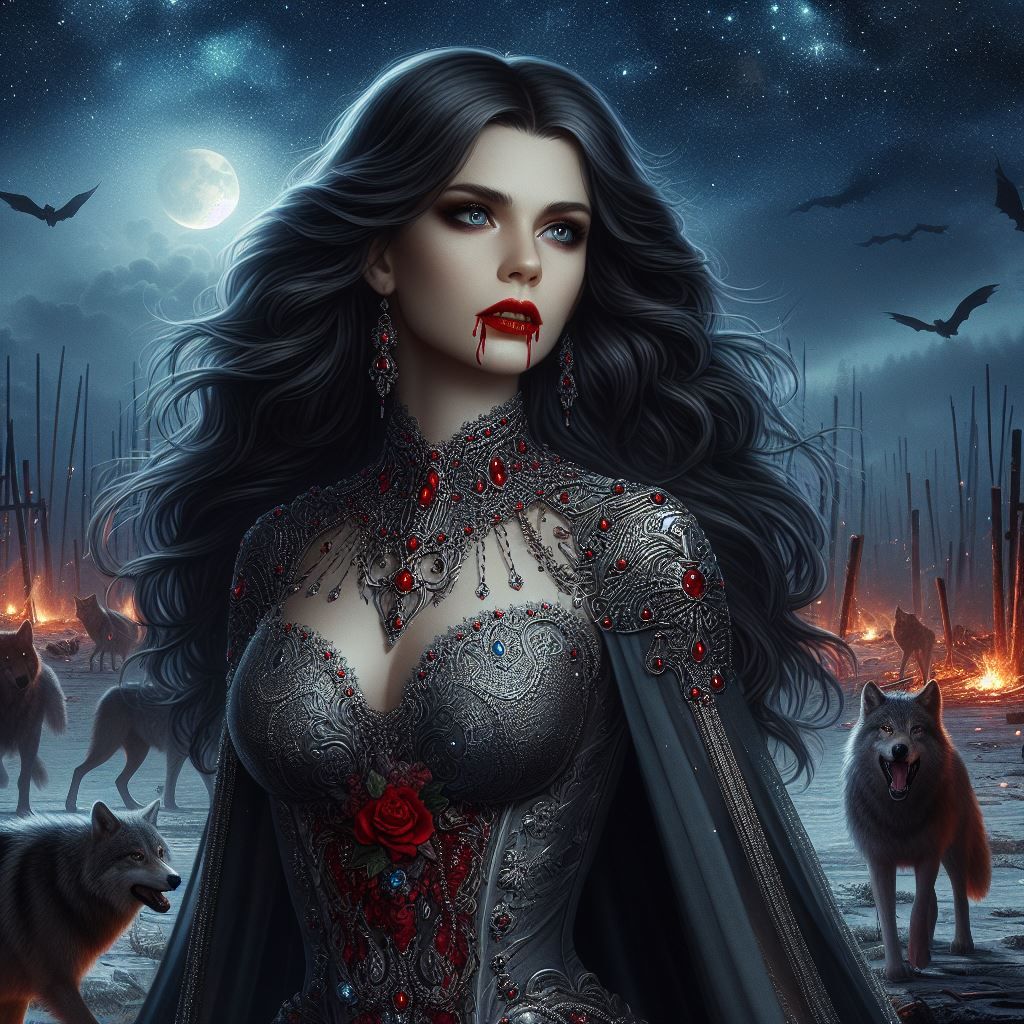 Vampiress ️ - AI Generated Artwork - NightCafe Creator