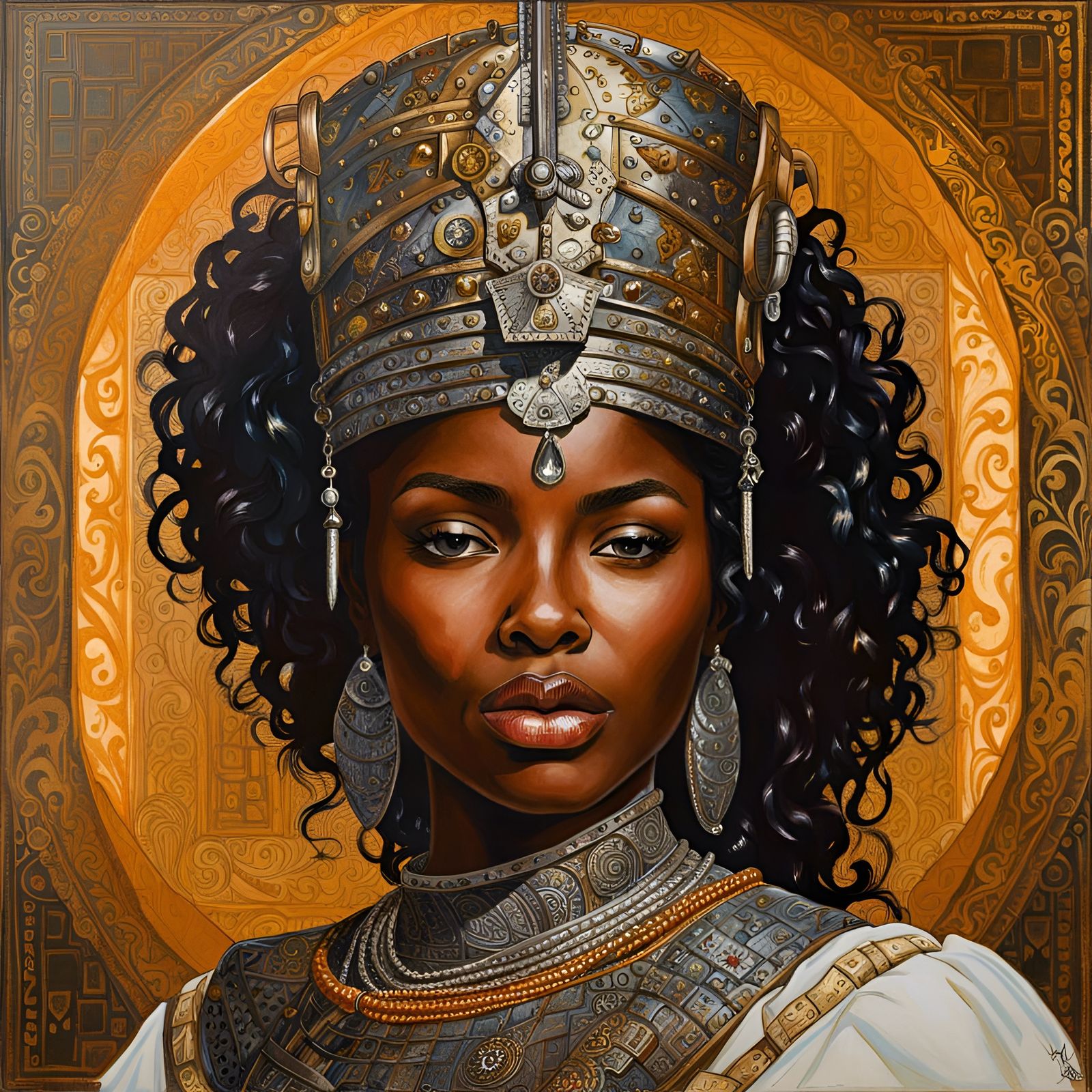 Elegant African Empress - AI Generated Artwork - NightCafe Creator