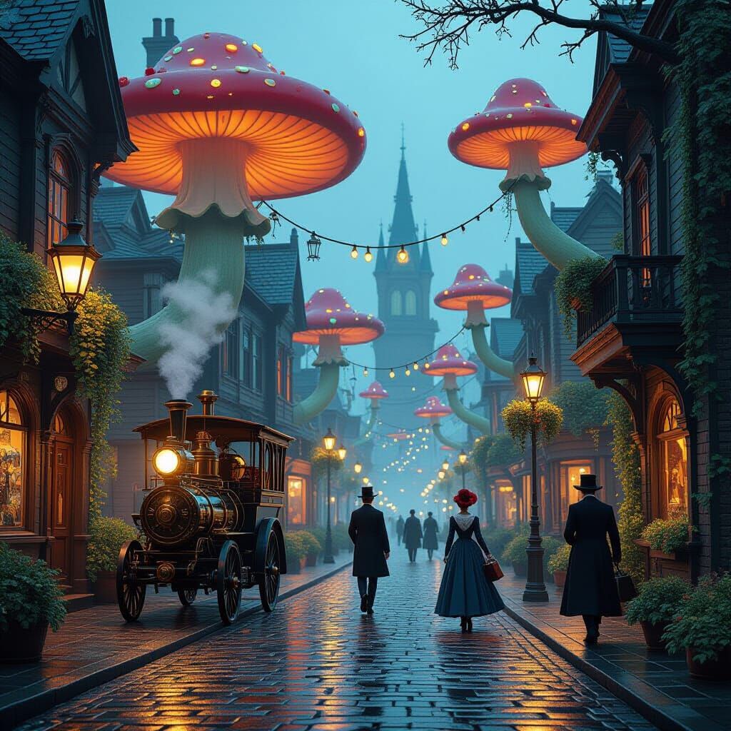 Victorian-era street scene - Start Image 1