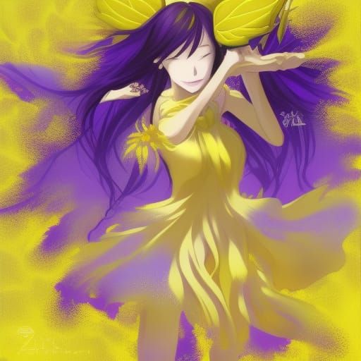 Yellow Fairy in a Yellow World
