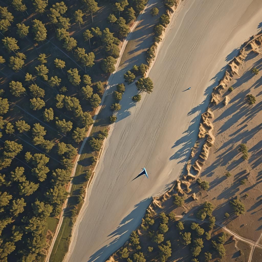 North Carolina in the morning, the sun rising off the sand d...