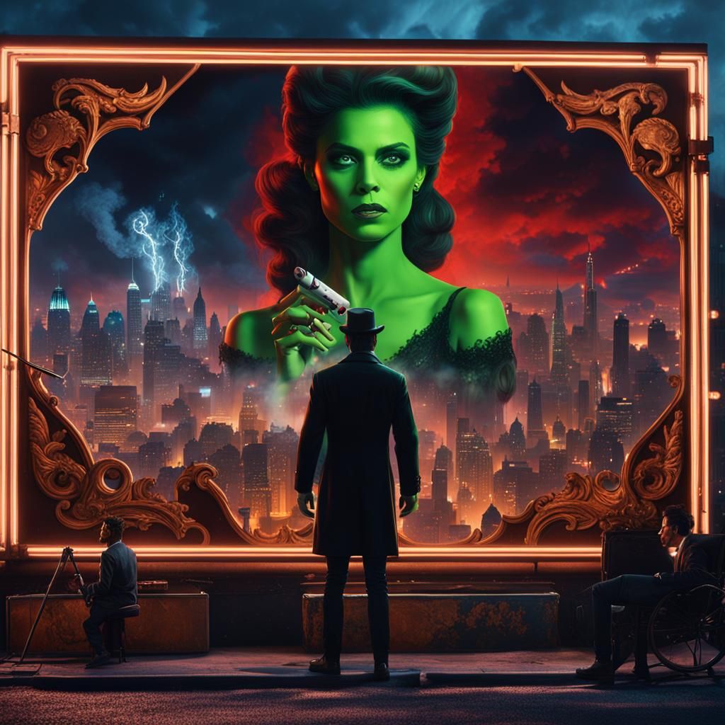 Movie Posters;A billboard saying wicked game by revolver of ...