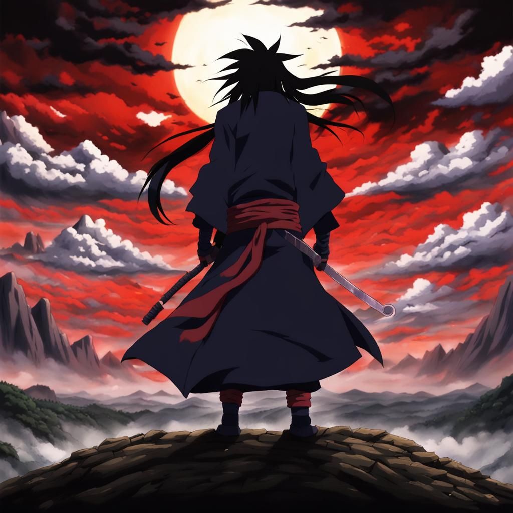 Madara Uchiha Anime. 4hd. Epic scene. - AI Generated Artwork ...