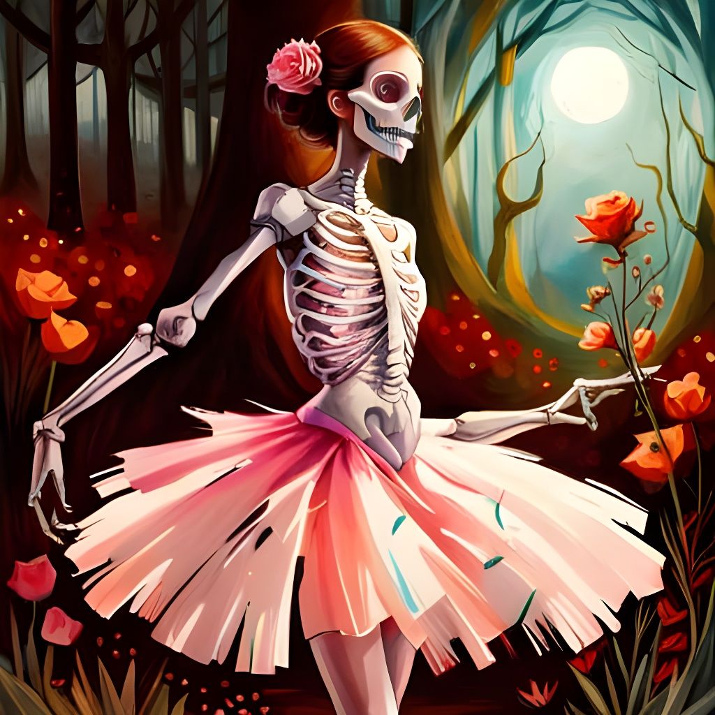 Skeli ballerina    by @charlotsomx