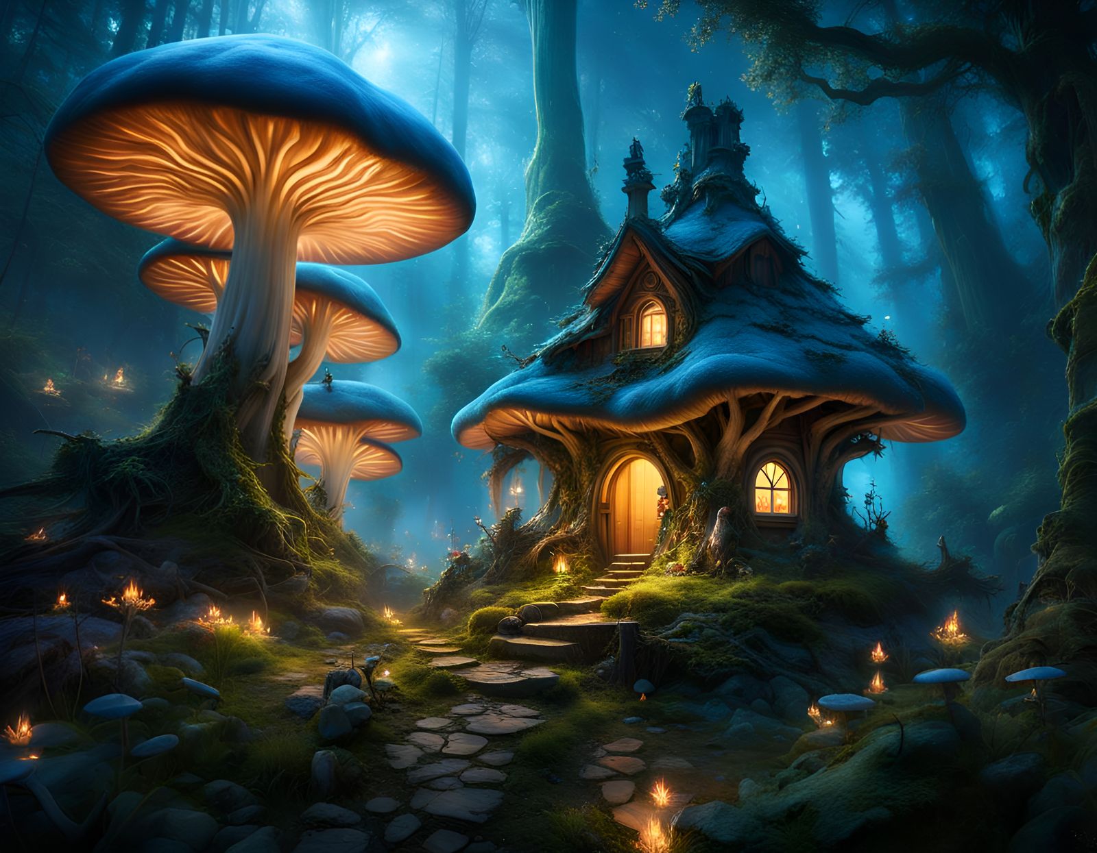 Fantasy village  by @DeeB