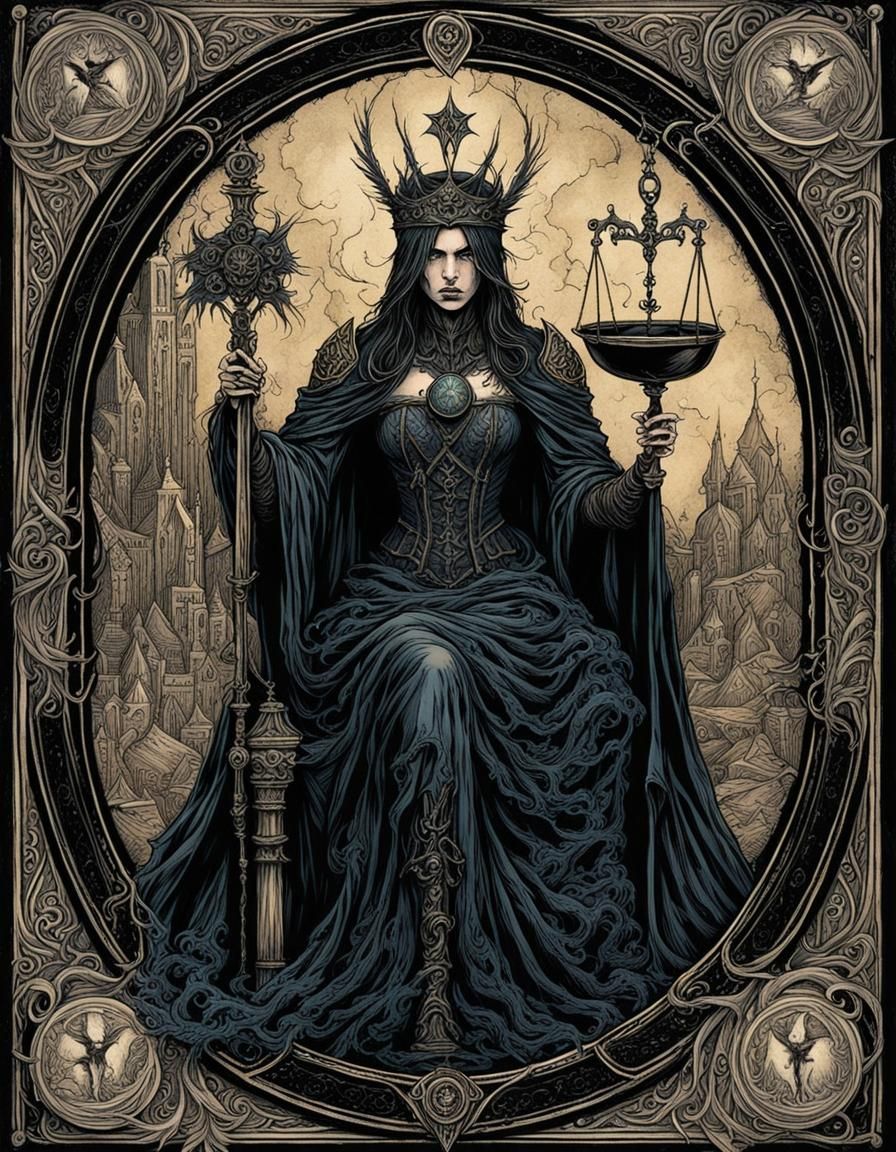 XI - Justice  by @cyan