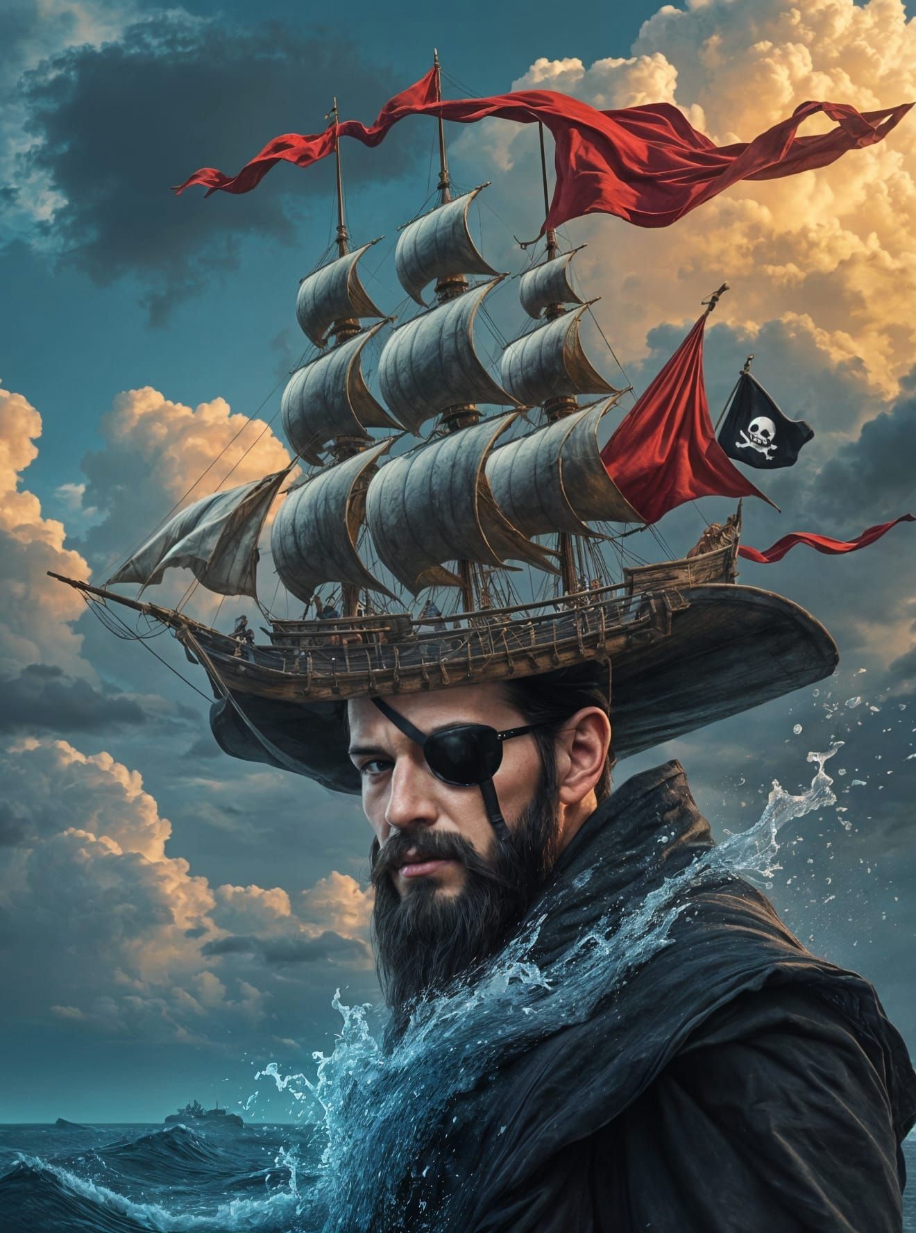The Pirate’s Prayer in the Eye of the Storm  by @Havping