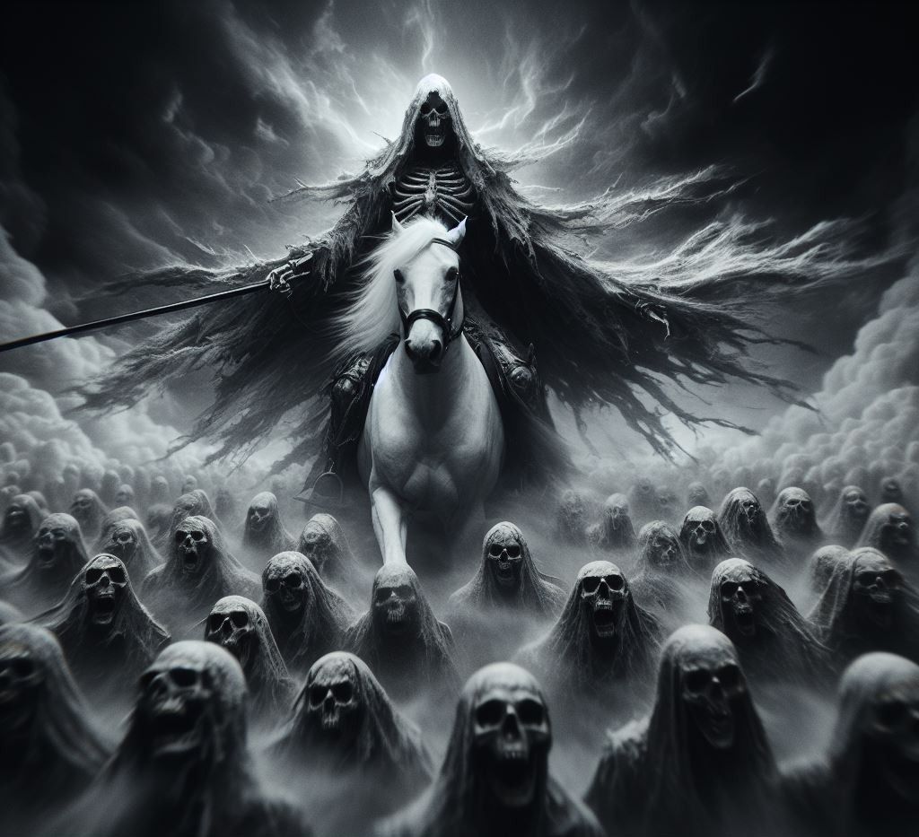 Before me was a pale horse, it's rider was Death