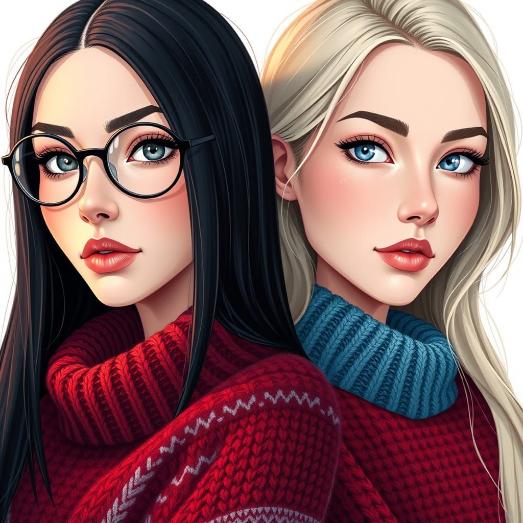 Sveta & Carrie; Comic II