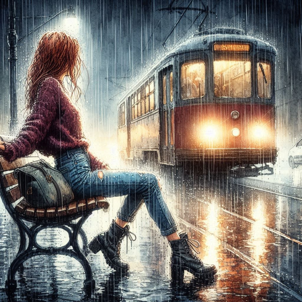 Waiting in the rain