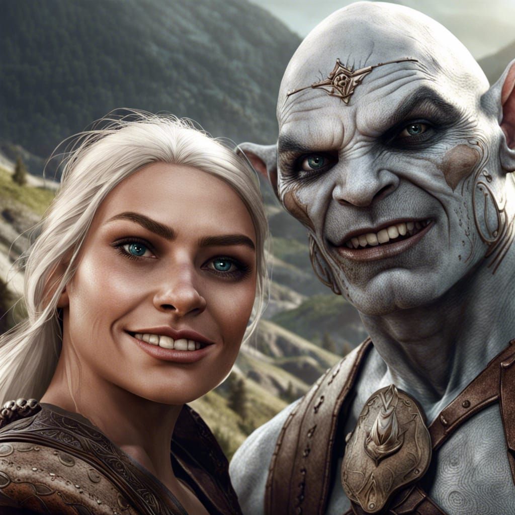 A selfie with Azog !!  by @Mrcloo