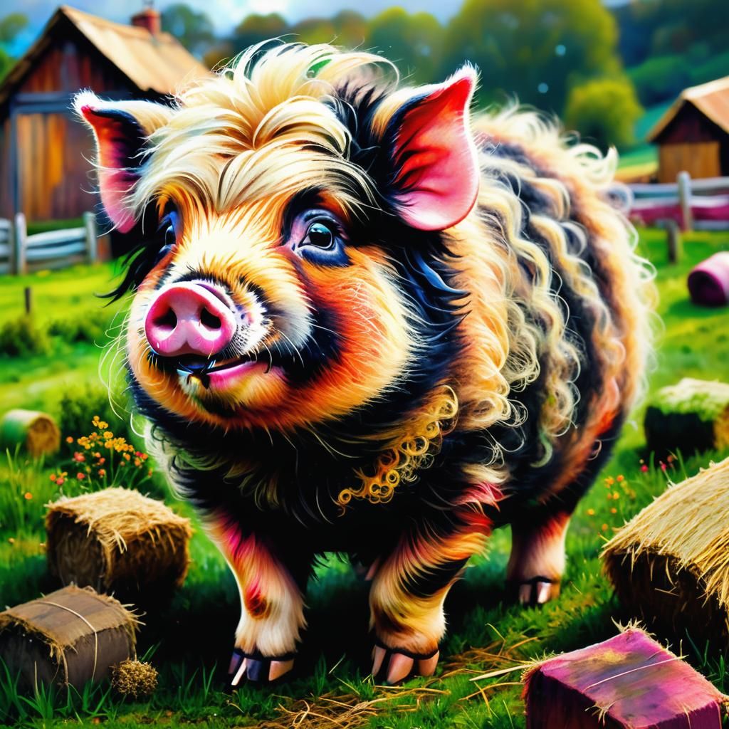 A Playful Kunekune