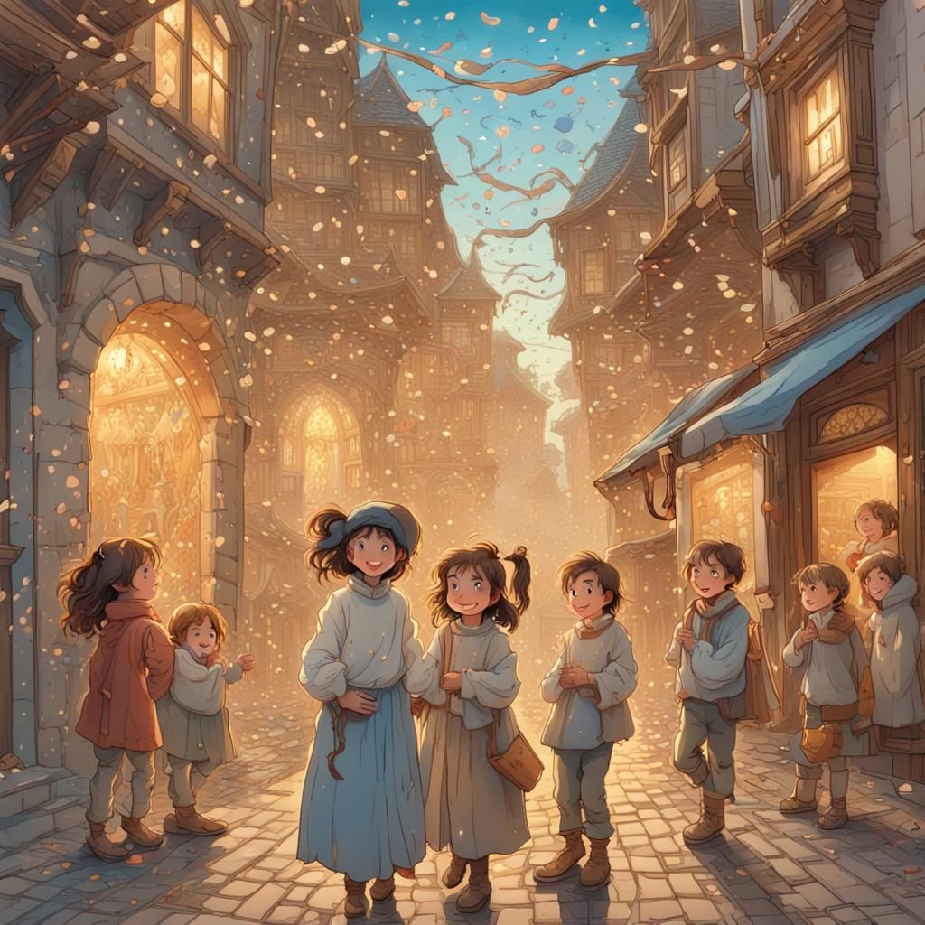 Children's town  by @Julien