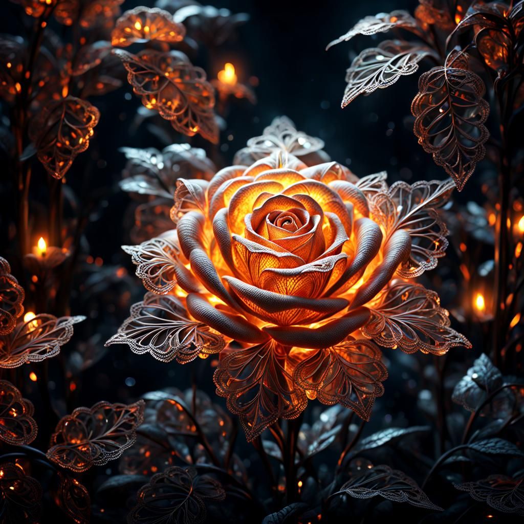 Night Rose  by @SteveVSr