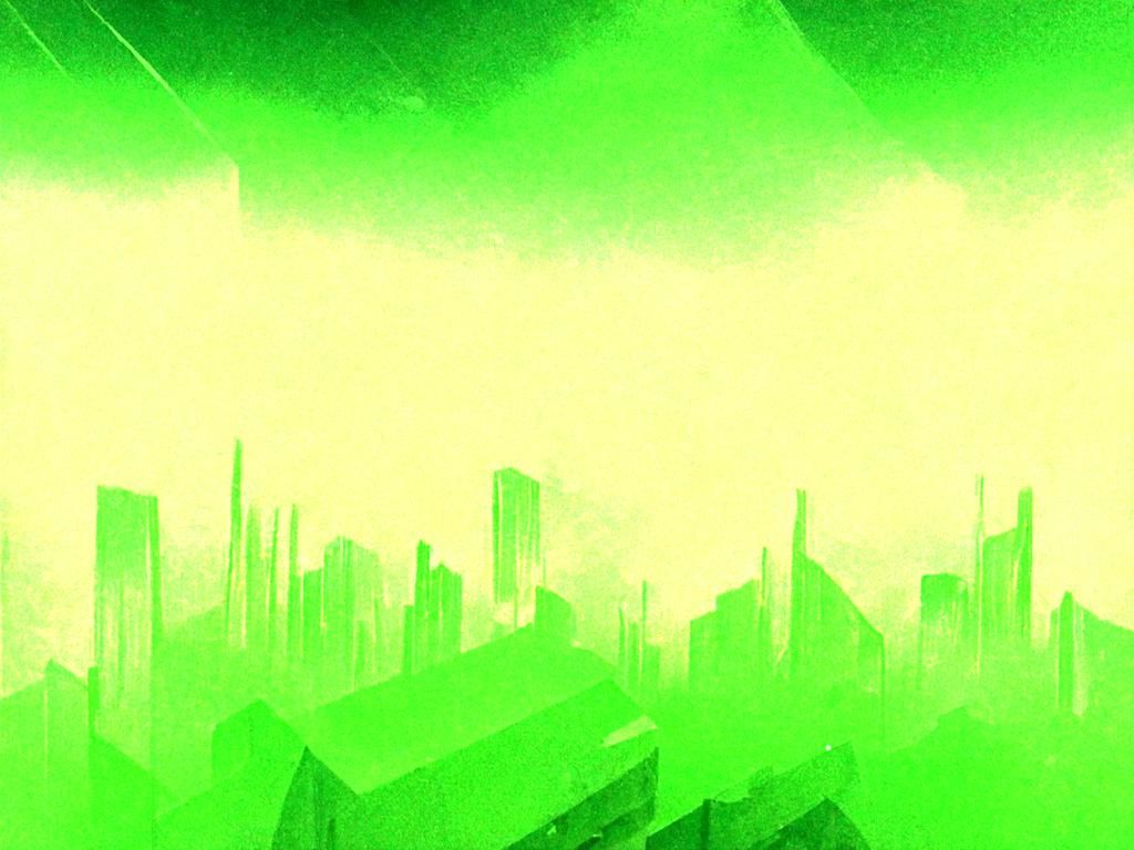 Downtown Cyberpunk City
