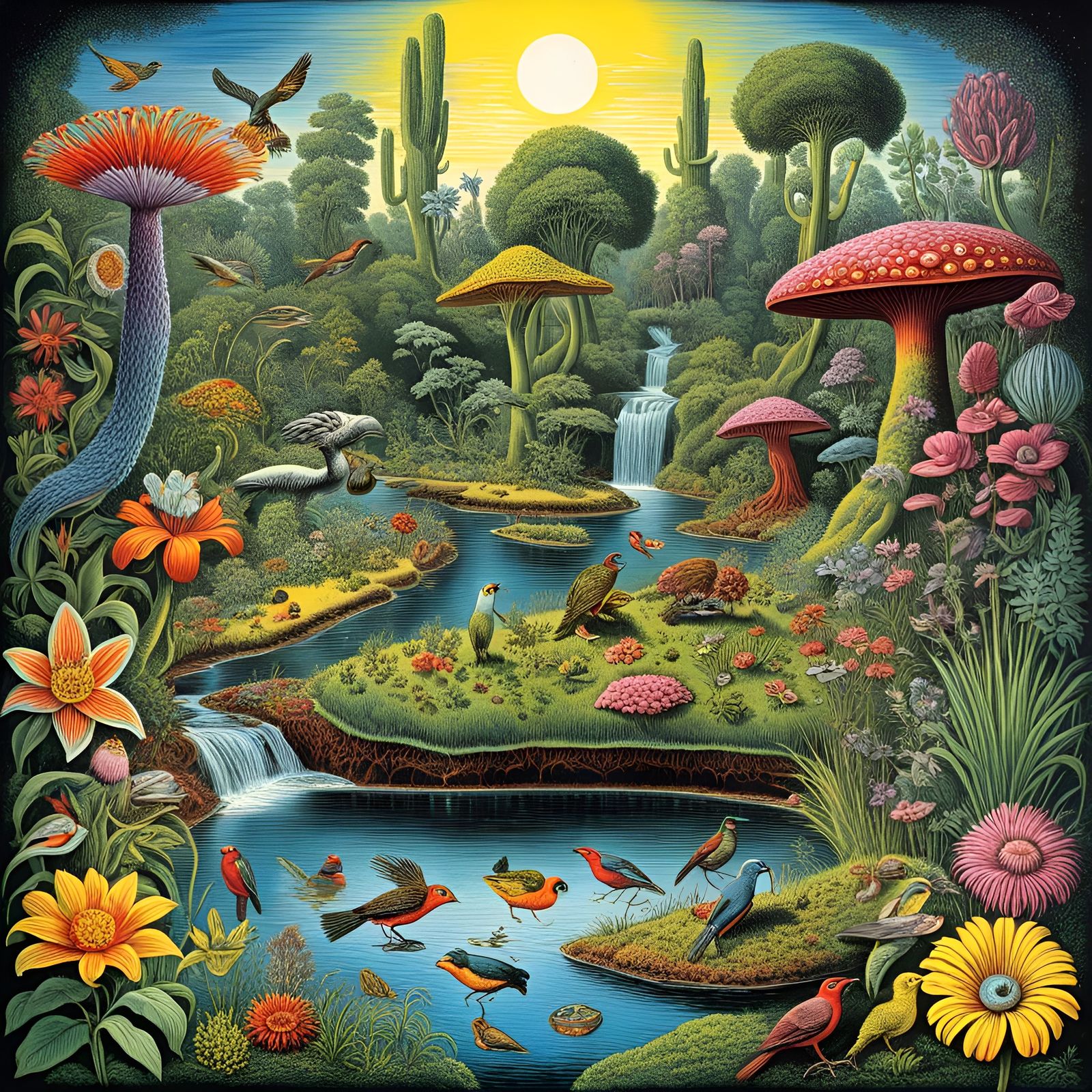 space paradise springtime