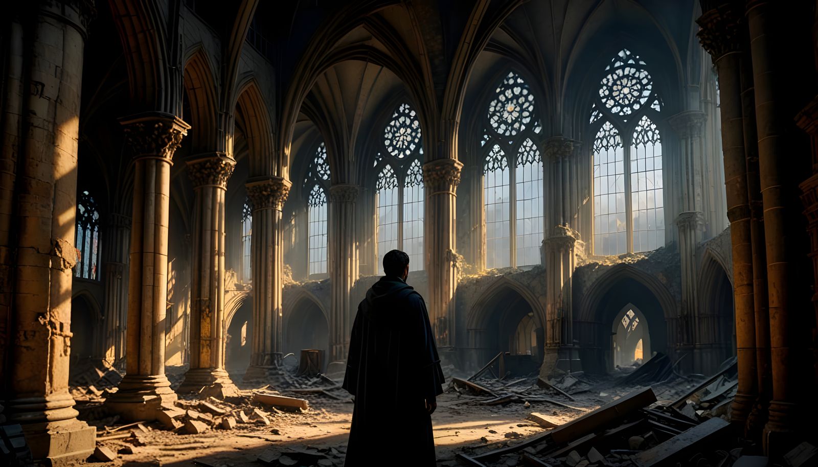 Gothic cathedral  by @Ghexghe