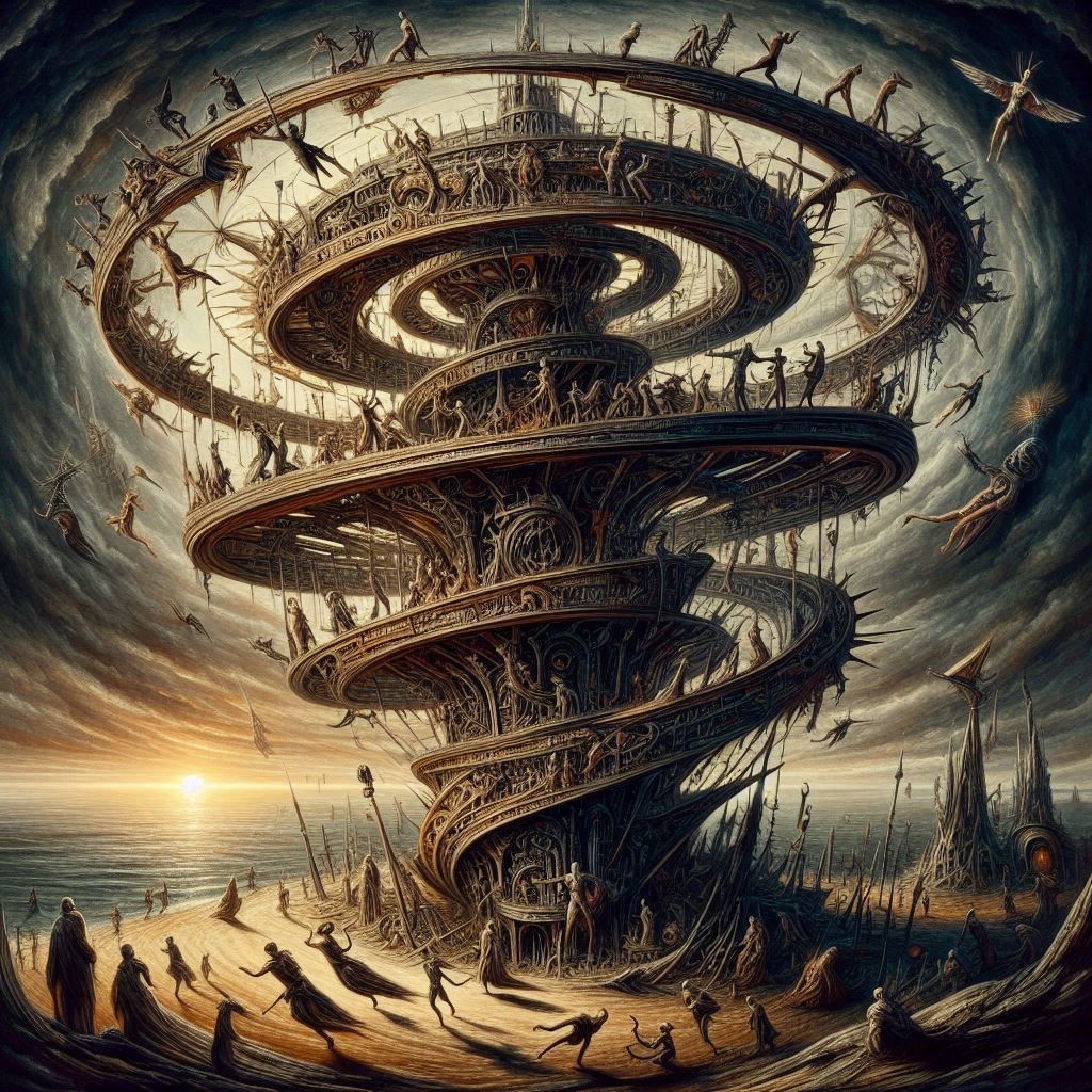 the endless whirligig of argument blocks our ability to perceive the impossible truth