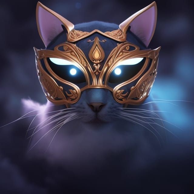 Shadow Cat  by @Lilac Landscapes