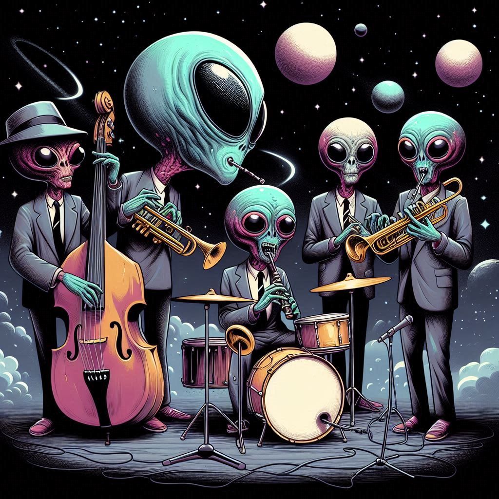 Alien jazz band