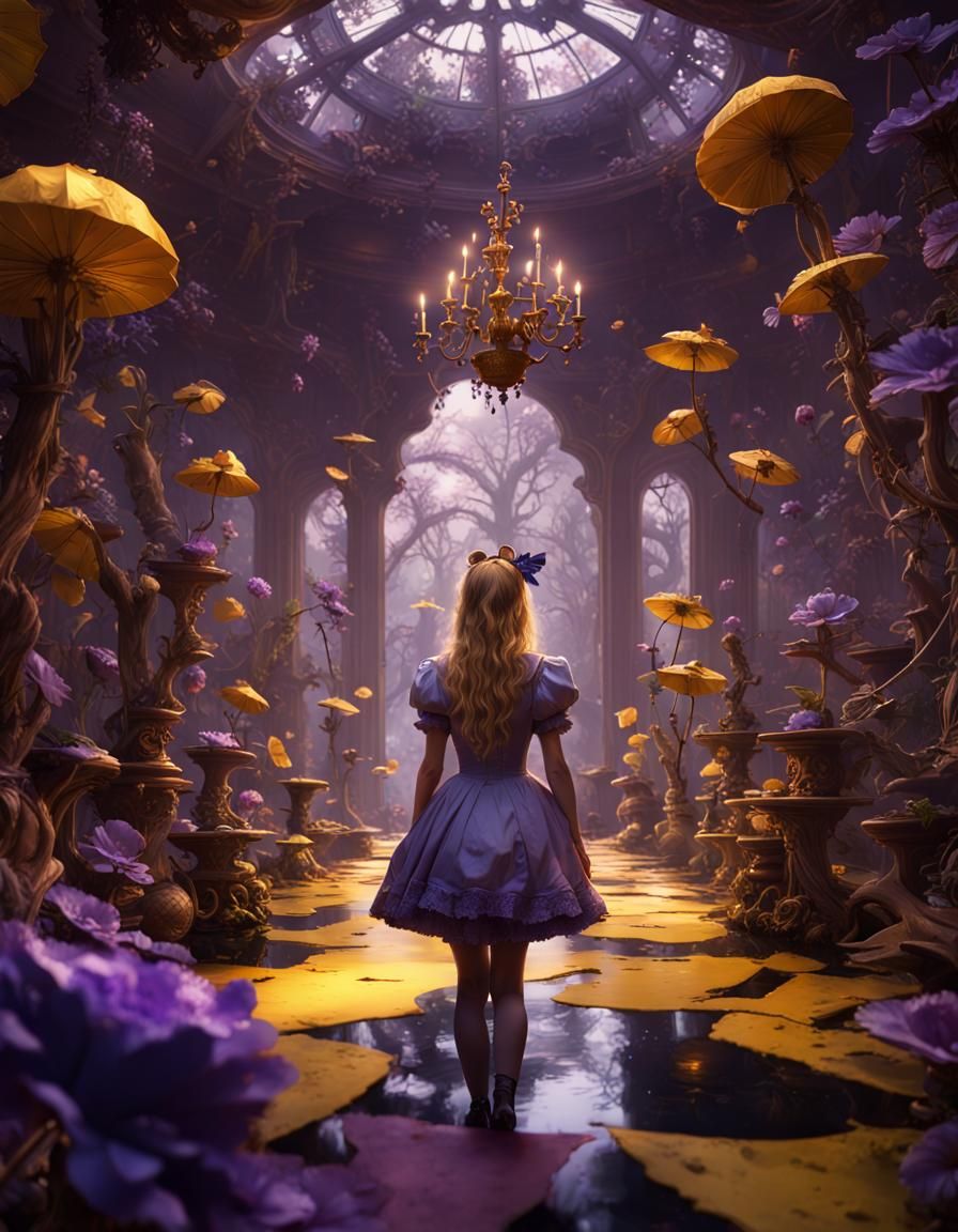 Dark Alice in Wonderland   by @Kelvoro
