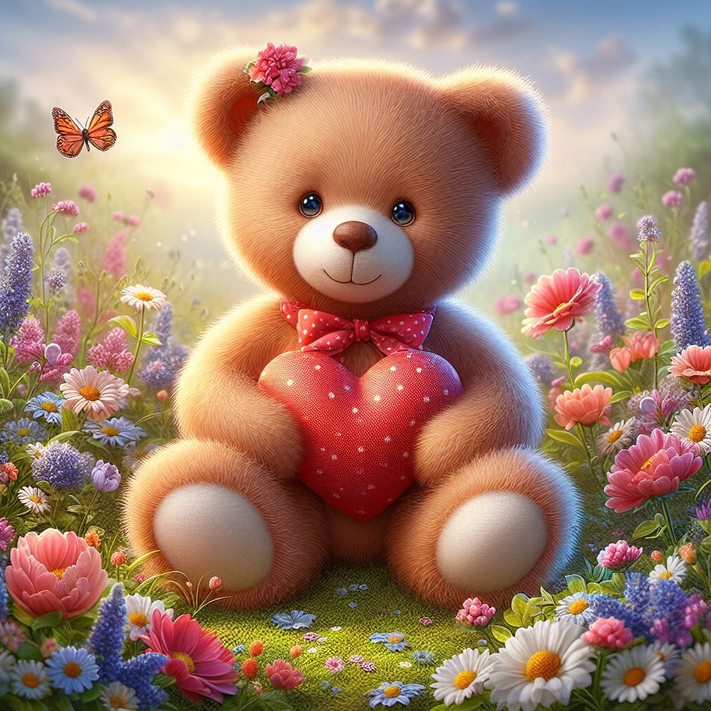 This Teddy loves you!