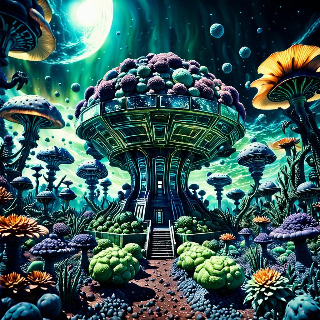 Garden of the Oracle at Night (DPM_2)