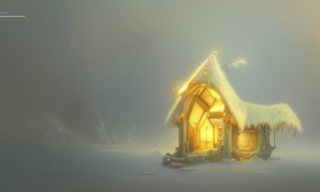 Tiny yellow house