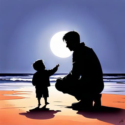 father and son   by @Cassber