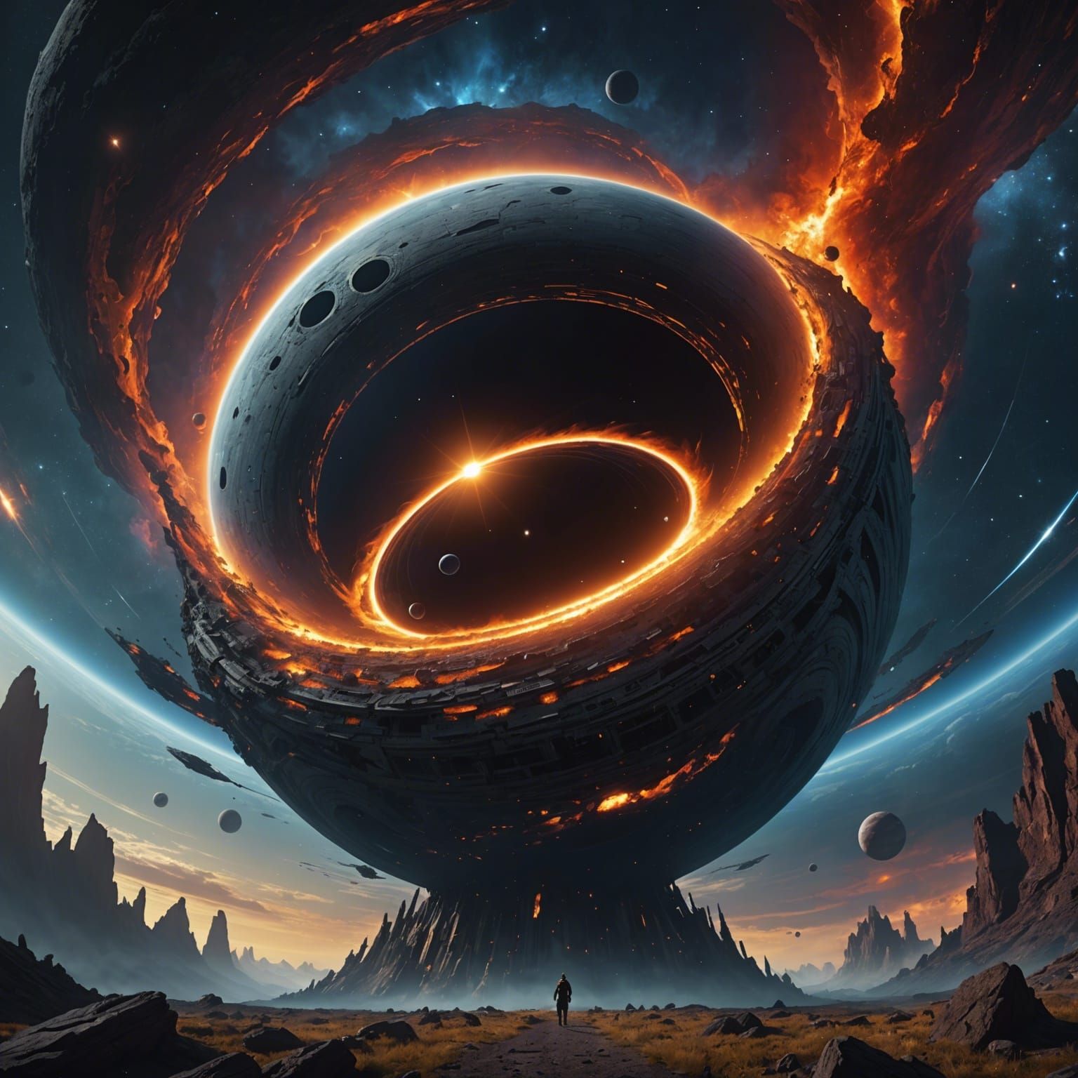 Sky,Black Hole,Supernova, 8K,Ufo,