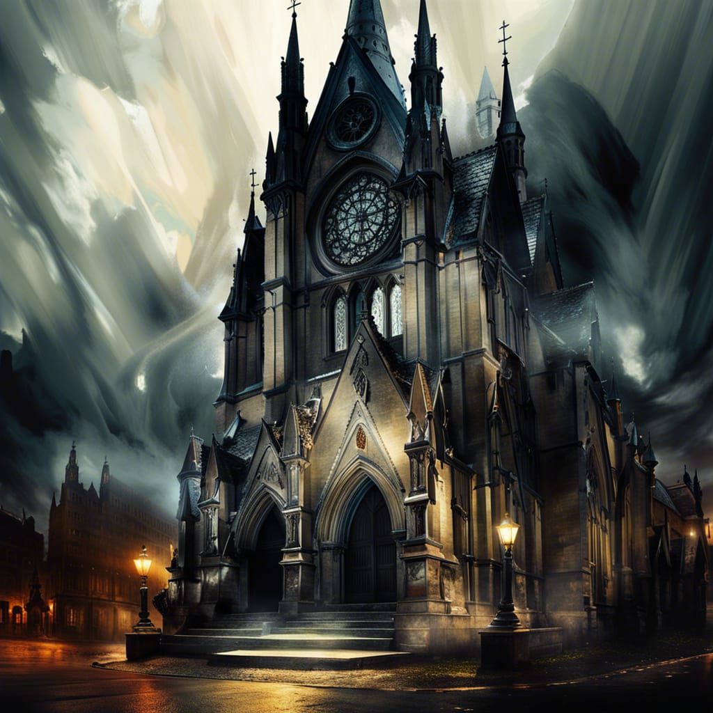 That church is hiding something sinister - AI Generated Artwork ...