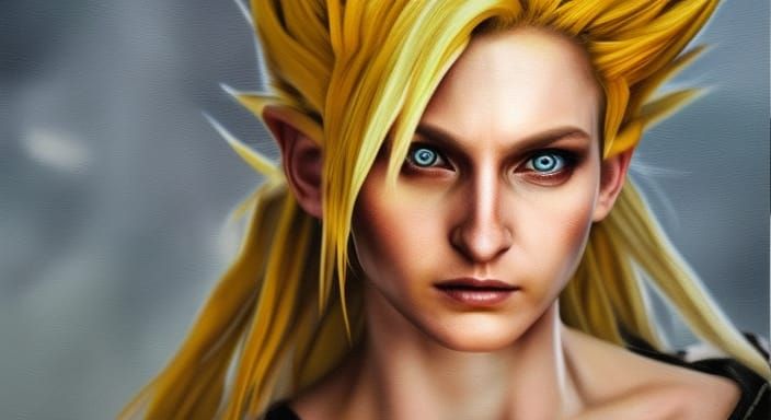 Live action film, Realistic and Beautiful Super Sayayin fema...