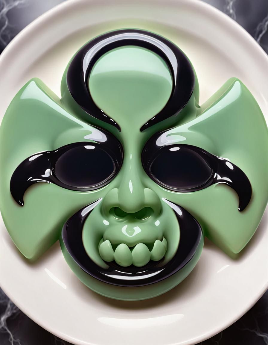 AI Interpretation of Emojis: Ice, Bubbles, Nest, Beetle