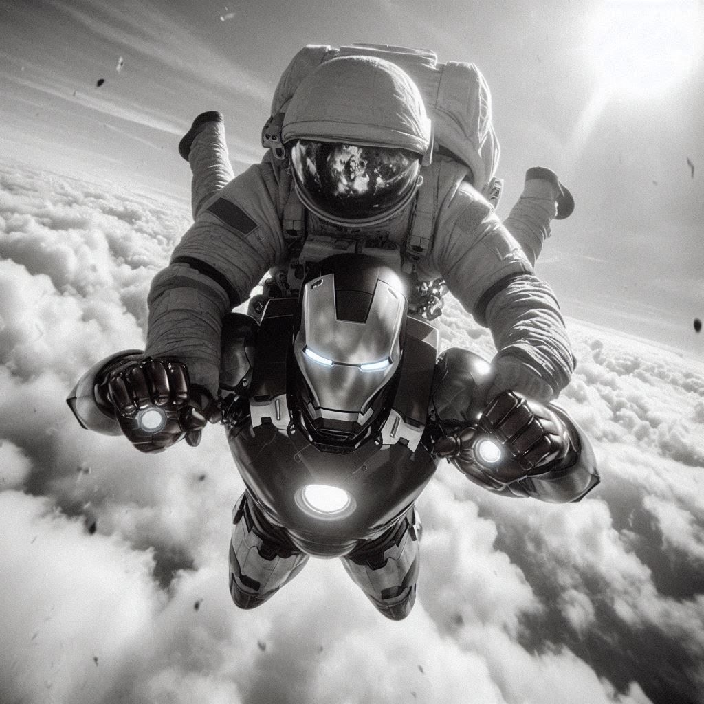 Iron Man helping out NASA