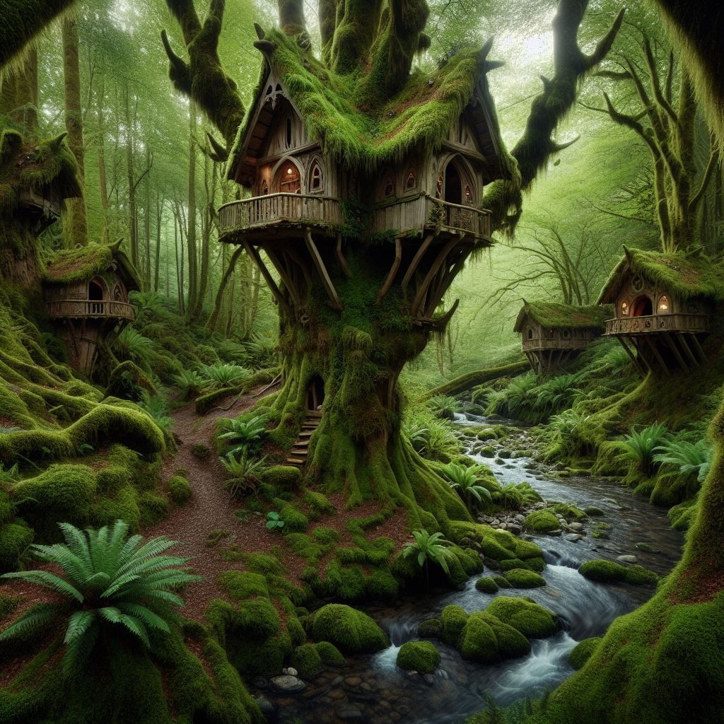 Treehouses of elves