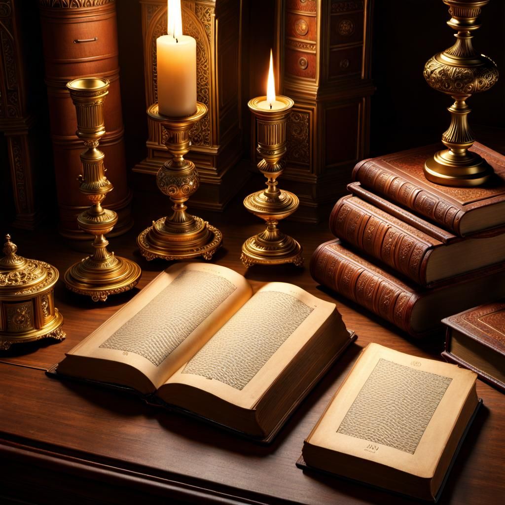 Ancient Libraries - AI Generated Artwork - NightCafe Creator